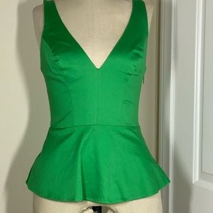 Arden b green peplum top